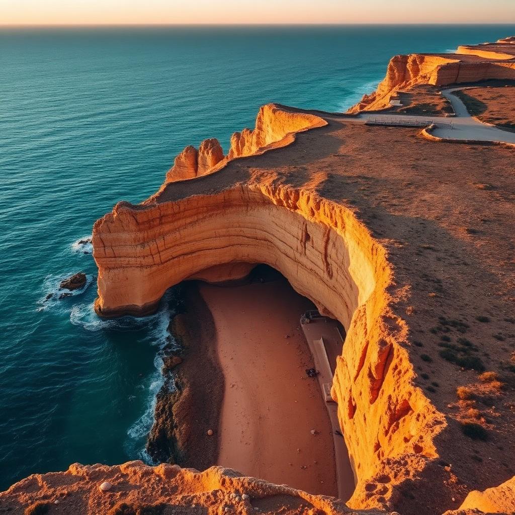 Cliffs and beaches of Algarve